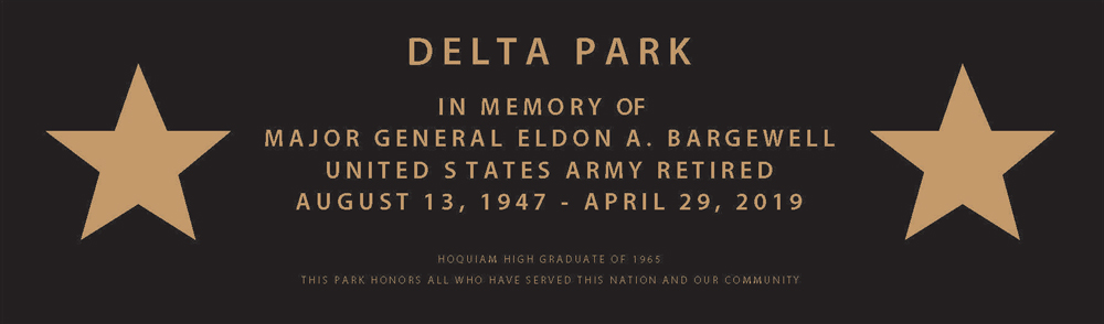 Delta Park Street Sign