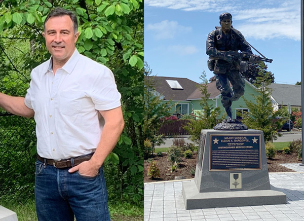 MG Eldon Bargewell Memorial Statue