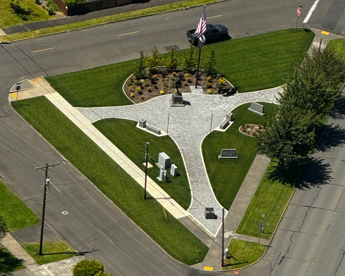 Aerial View of Delta Park, Hoquiam WA (posted with permission)